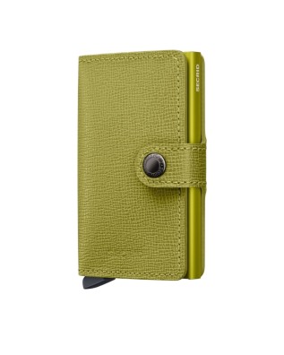  Secrid - Miniwallet in pelle e alluminio Crisple