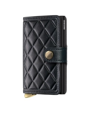  Secrid - Portafoglio in pelle e alluminio Emboss Diamond Plus