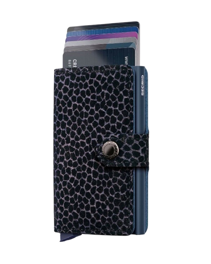  Secrid - Slimwallet in pelle e alluminio Giraffina
