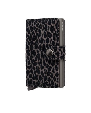  Secrid - Portafoglio in pelle e alluminio Miniwallet Leo