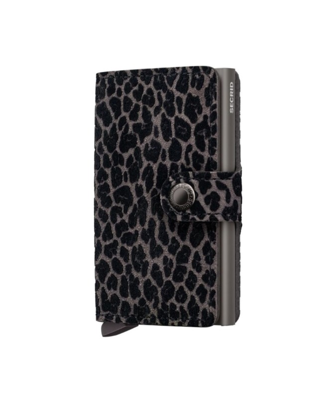  Secrid - Portafoglio in pelle e alluminio Miniwallet Leo