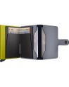 Secrid - Portafoglio piccolo in pelle e alluminio Miniwallet Matte
