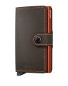 Secrid - Portafoglio piccolo in pelle e alluminio Miniwallet Matte