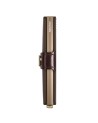  Secrid - Miniwallet in pelle e alluminio Naplack Plus
