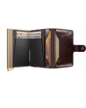  Secrid - Miniwallet in pelle e alluminio Naplack Plus