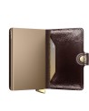  Secrid - Miniwallet in pelle e alluminio Naplack Plus