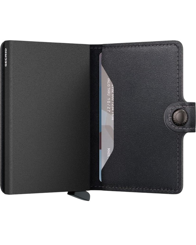  Secrid - Miniwallet in pelle e alluminio Original Powder