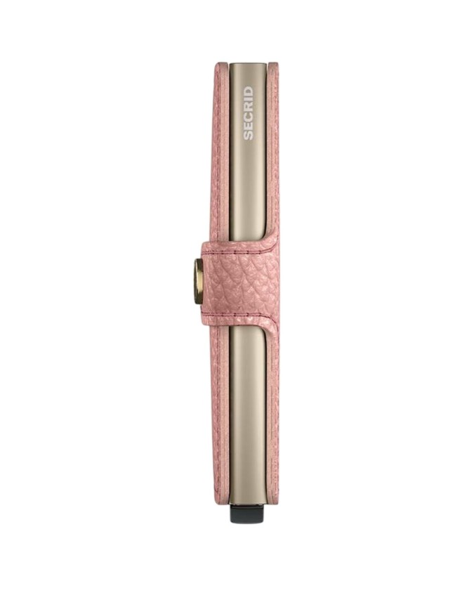  Secrid - Miniwallet in pelle e alluminio Pebble