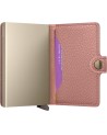  Secrid - Miniwallet in pelle e alluminio Pebble