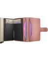  Secrid - Miniwallet in pelle e alluminio Pebble
