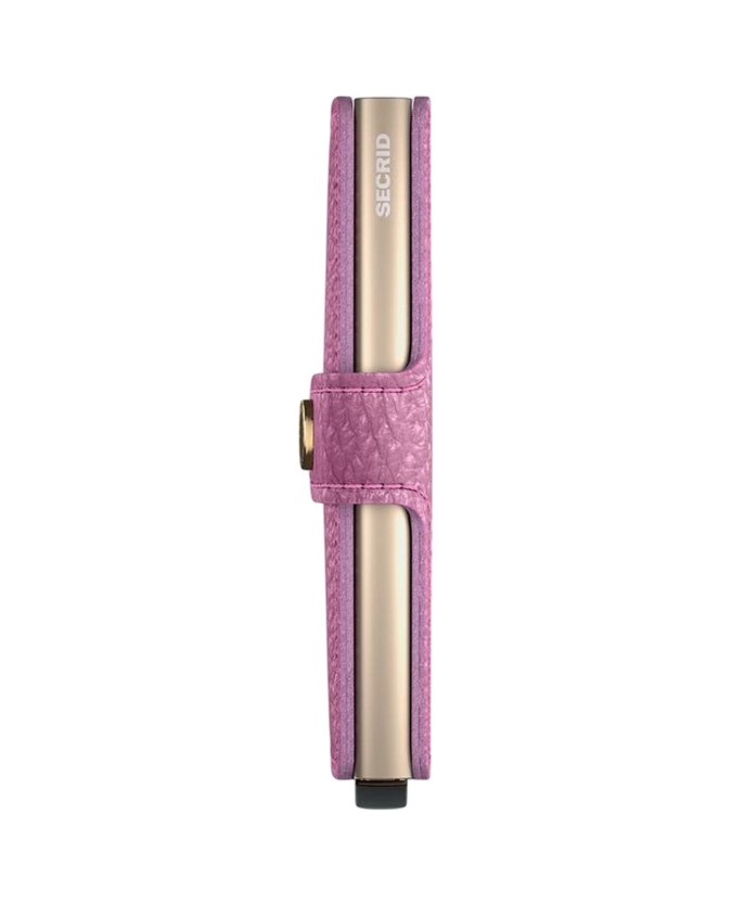  Secrid - Miniwallet in pelle e alluminio Pebble
