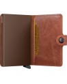 Secrid - Portafoglio in pelle sfumata ed alluminio Miniwallet Vintage