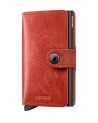 Secrid - Miniwallet Vintage Wallet in Ombré Leather and Aluminum