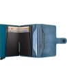 Secrid - Portafoglio in pelle sfumata ed alluminio Miniwallet Vintage