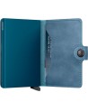 Secrid - Portafoglio in pelle sfumata ed alluminio Miniwallet Vintage