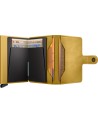 Secrid - Portafoglio in pelle sfumata ed alluminio Miniwallet Vintage