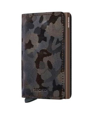  Secrid - Slim wallet in pelle e alluminio Jungle
