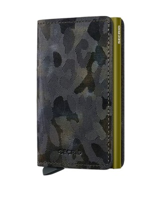Secrid - Jungle Slim Leather and Aluminum Wallet - Moss