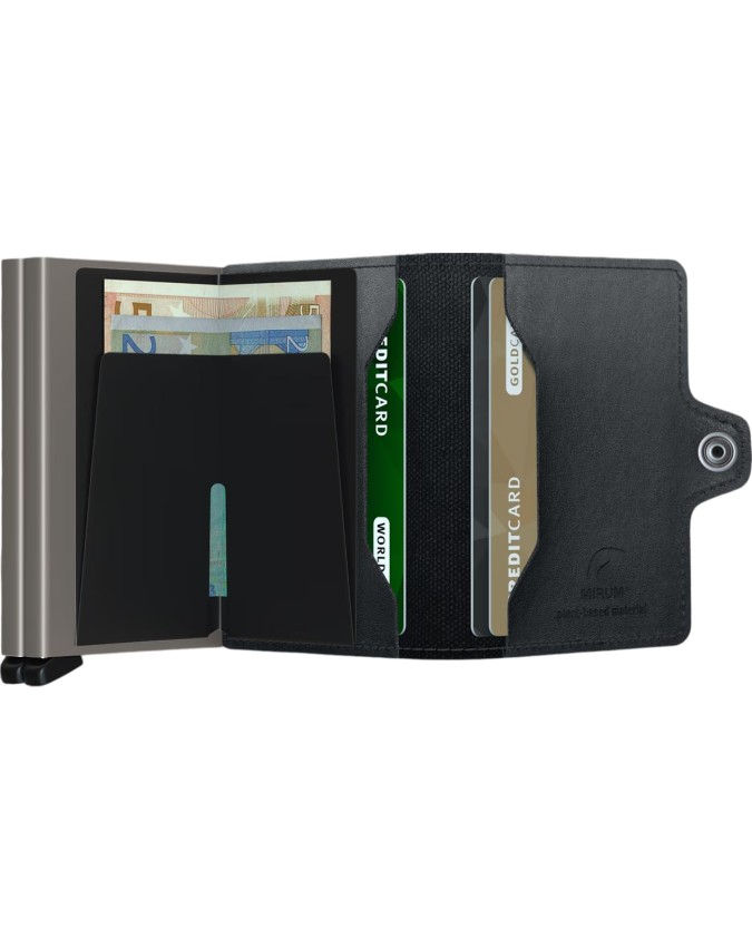  Secrid - Twinwallet in pelle e alluminio Mirum