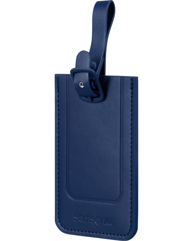 Samsonite - 2 rechteckige Adresshalter aus Polyurethan der