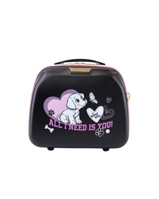  Braccialini - Beauty case da viaggio in policarbonato Puppies