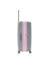 Braccialini - Expandable 4-Wheel Trolley, Size L, in Pearl Polycarbonate