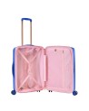 Braccialini - Erweiterbarer 4-Rad-Trolley, Größe M, aus Polycarbonat, Farbe Perla