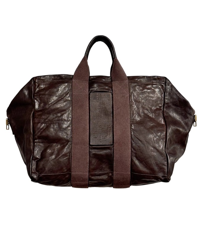  Manikomio Design - Borsa a mano in pelle con doppio manico