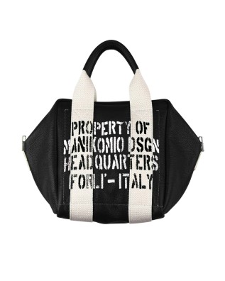  Manikomio Design - Borsa a mano in pelle con tracolla Lady 24