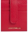 Coccinelle - Kleine Damenbrieftasche mit Kreditkartenfächern Metallic Soft