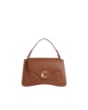  Coccinelle – Borsa a mano in pelle con patta media C-ME