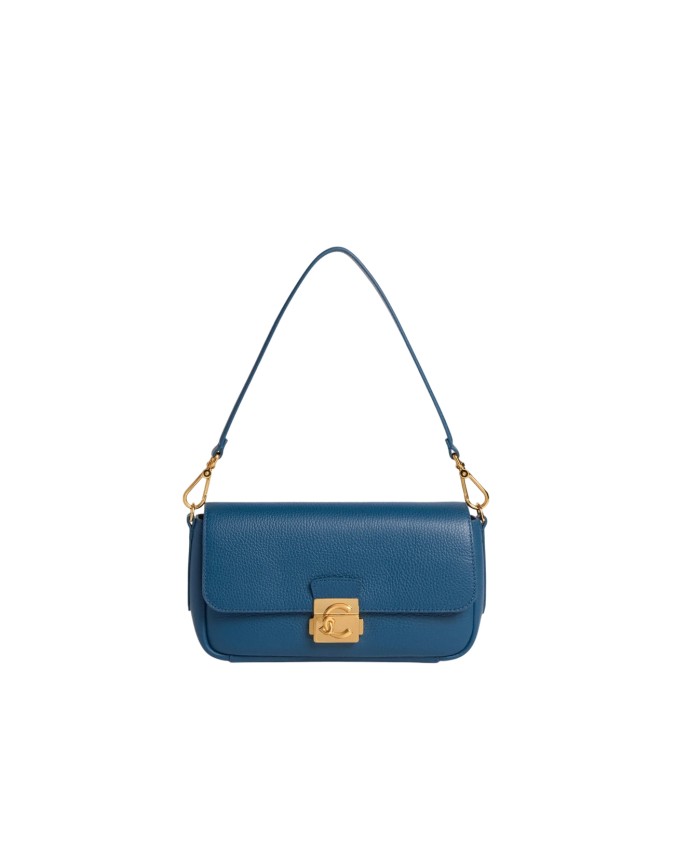 Coccinelle - Medium C-Me Leather Shoulder Bag with Flap and