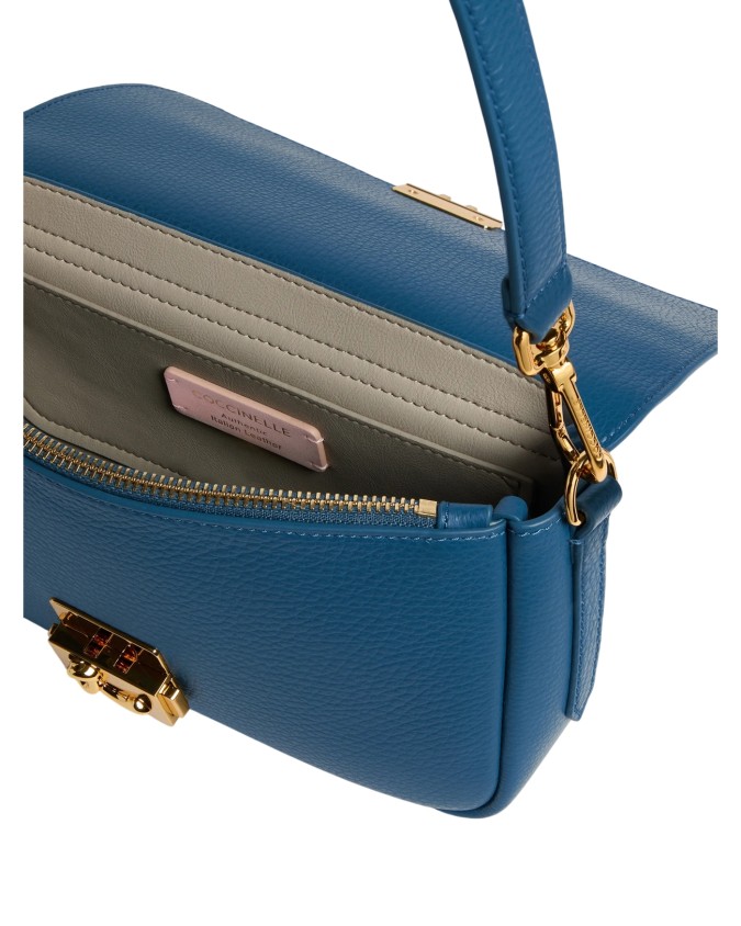 Coccinelle - Medium C-Me Leather Shoulder Bag with Flap and