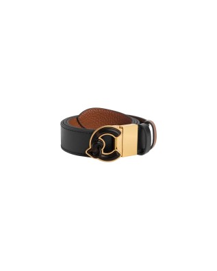  Coccinelle - Cintura donna in pelle bicolore C-Me Marble