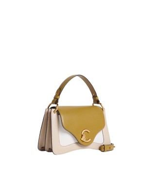  Coccinelle - Borsa a Mano con Tracolla in Pelle Tricolor C-Me 2