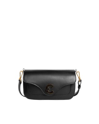 Coccinelle - Borsa a Spalla in Pelle Liscia Logo Tartarugato 2