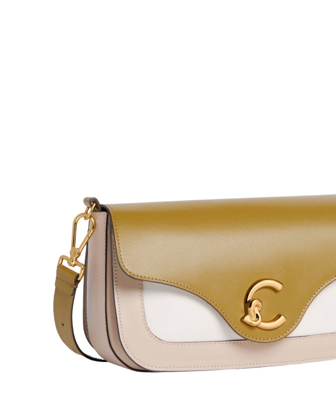  Coccinelle - Borsa a Spalla in Pelle Liscia C-Me Medium