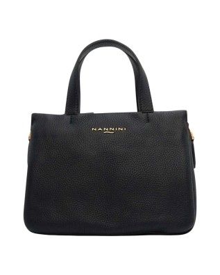  Nannini - Borsa a mano in pelle con tracolla Lima
