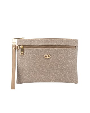 Ynot - Pochette con manico laterale in pvc Lux