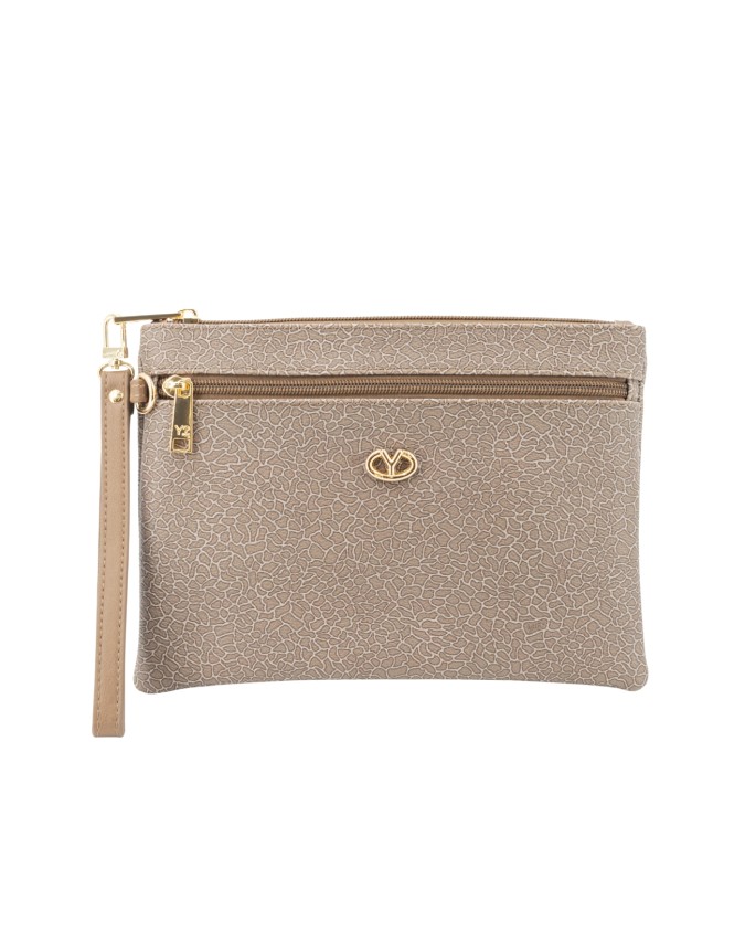 Ynot - Pochette con manico laterale in pvc Lux