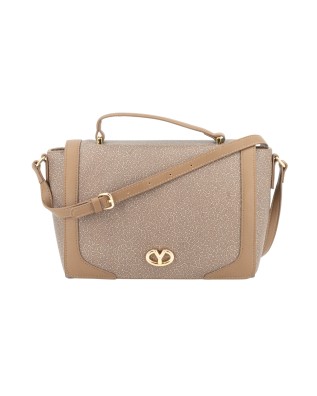 Ynot - Borsa con patta e tracolla in pvc Lux
