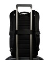 Piquadro – Leather and fabric travel backpack with a 14-inch laptop compartment