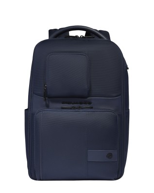  Piquadro – Zaino da viaggio porta pc 14’’ in pelle e tessuto