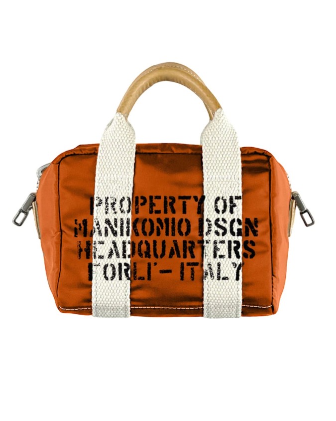 Manikomio Design - Borsa a mano con tracolla in nylon BB Fly Nylon Vela