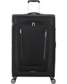 American Tourister - Erweiterbarer Trolley aus recyceltem Polyester, 4 Räder, Modell Wanderlite