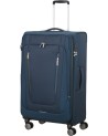 American Tourister - Erweiterbarer Trolley aus recyceltem Polyester, 4 Räder, Modell Wanderlite