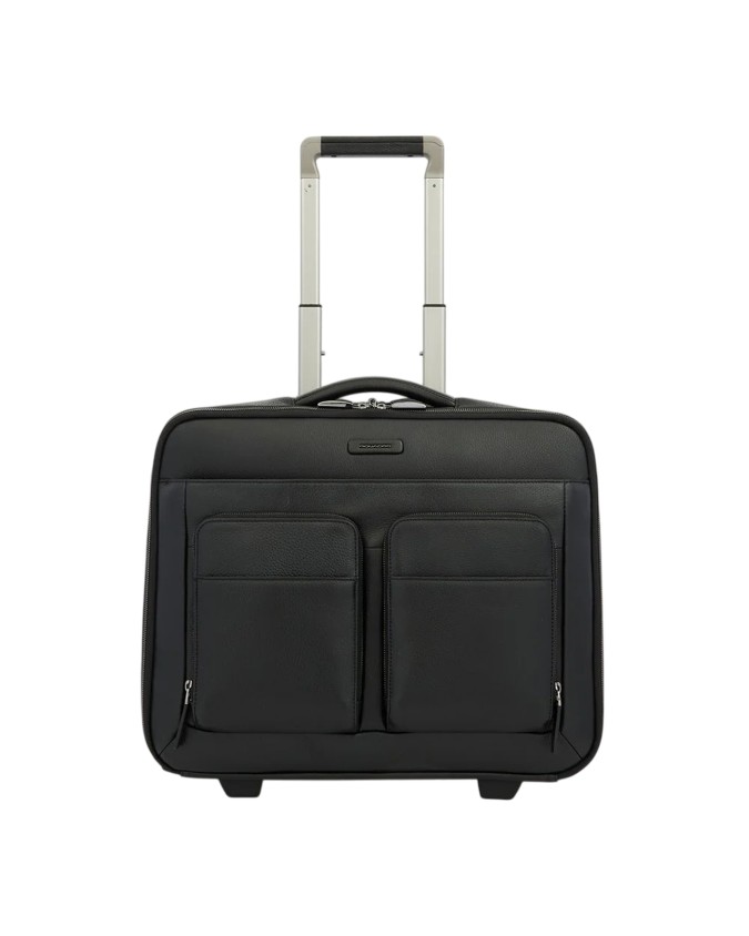 Piquadro - Cartella pilota con ruote in pelle porta pc 15.6'' Modus
