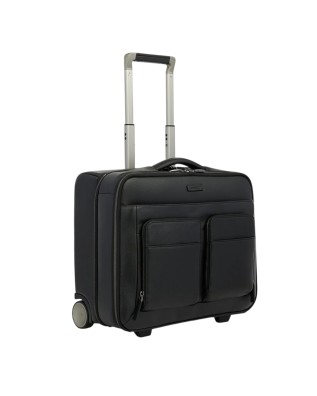  Piquadro - Cartella pilota con ruote in pelle porta pc 15.6'' 2