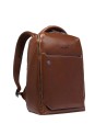  Piquadro - Zaino porta pc 14" in pelle personalizzabile Blue