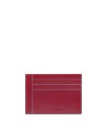 Piquadro - Porta carte di credito in pelle Blue Square